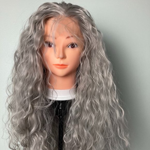 Gray Wig Grey Lace Front Wig